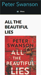 Mobile Screenshot of peter-swanson.com